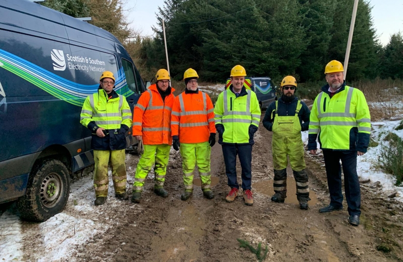 Greg Hands MP visits areas hit by Storm Arwen 