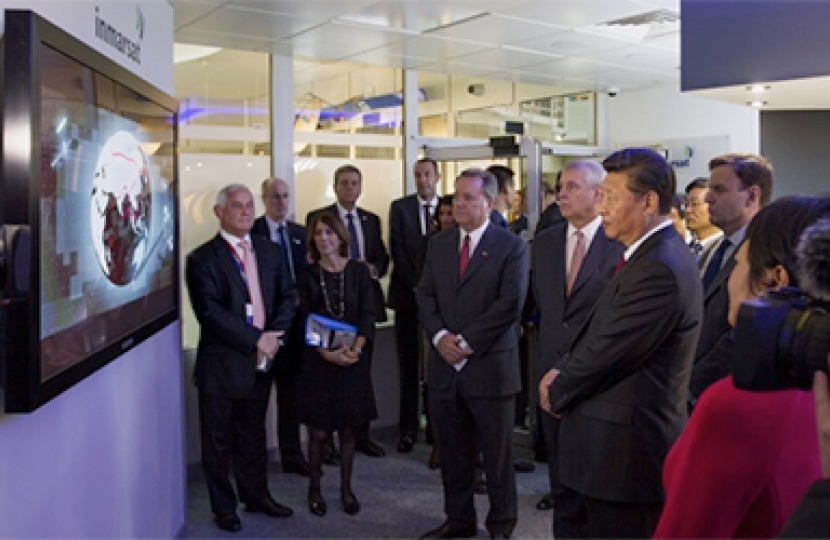 Greg Hands represented HM Government in welcoming President Xi Jinping of the Pe