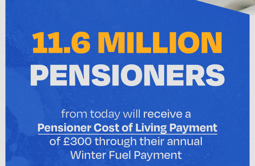 Pensioner Cost of Living Payment