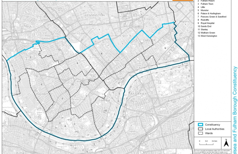 Chelsea & Fulham constituency map