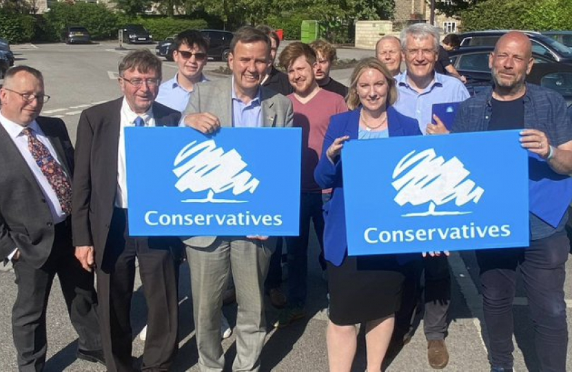 Greg Hands campaigning in Tadcaster