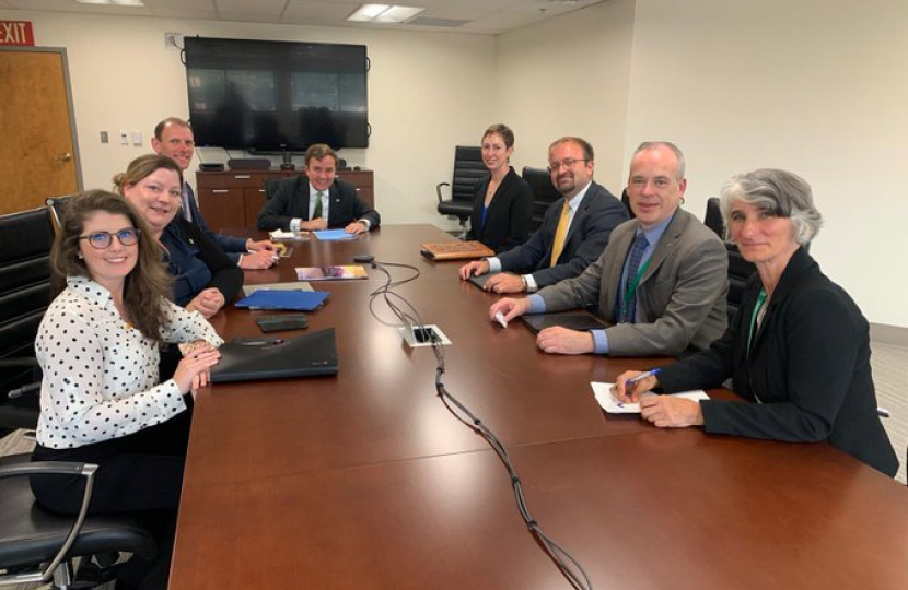 Greg meeting representatives from the Government of the State of New Mexico 