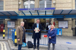 Greg Hands at Putney Bridge Tube Station 