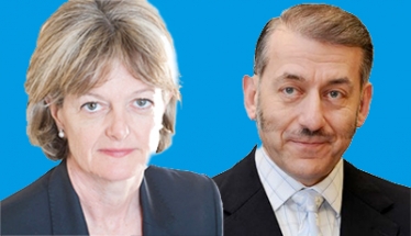 Left: Cllr Elizabeth Campbell.  Right: Cllr Joe Carlebach.