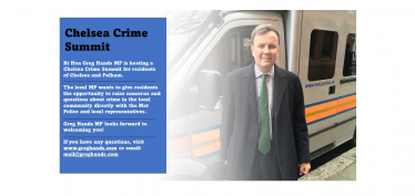 Greg Hands MP to host Chelsea Crime Summit 