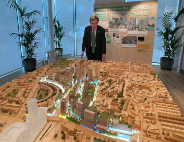 Greg Hands MP sees Earl’s Court Development plans which are finally available!