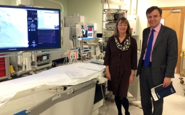 Greg Hands MP with the President of Imperial College Prof. Alice Gast.