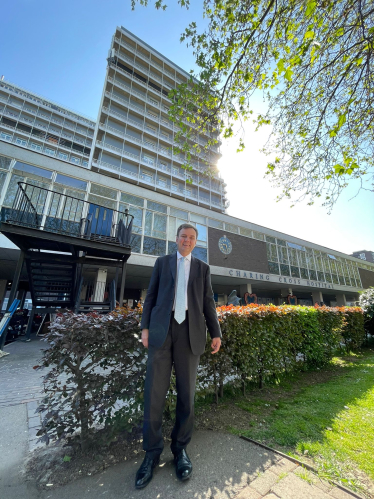 Greg at Charing Cross Hospital 