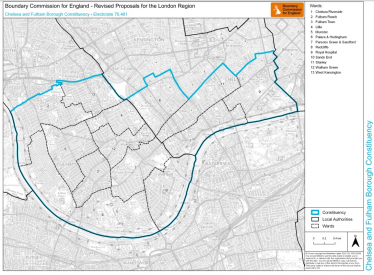 Chelsea & Fulham constituency map