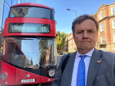 Greg with the No11 Bus